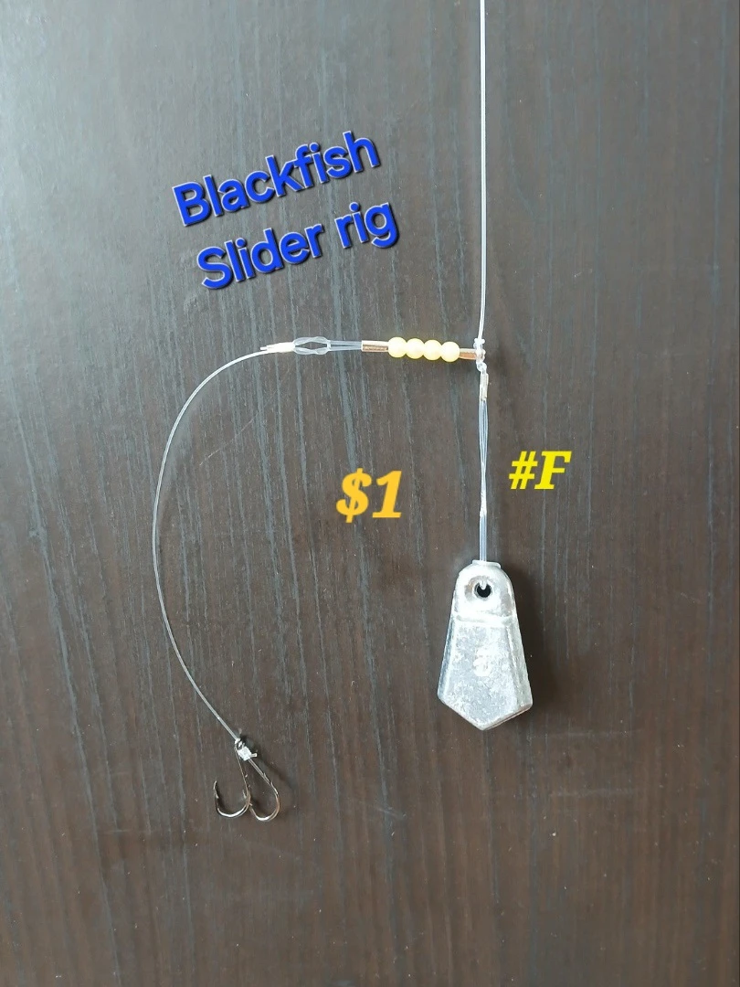 12 Slider rigs+24 hooks,Blackfish Slider Rig with Hook