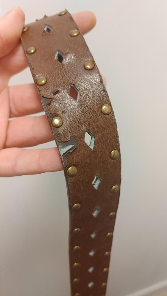 Brown Western Style Belt with Ornate Buckle - photo 5