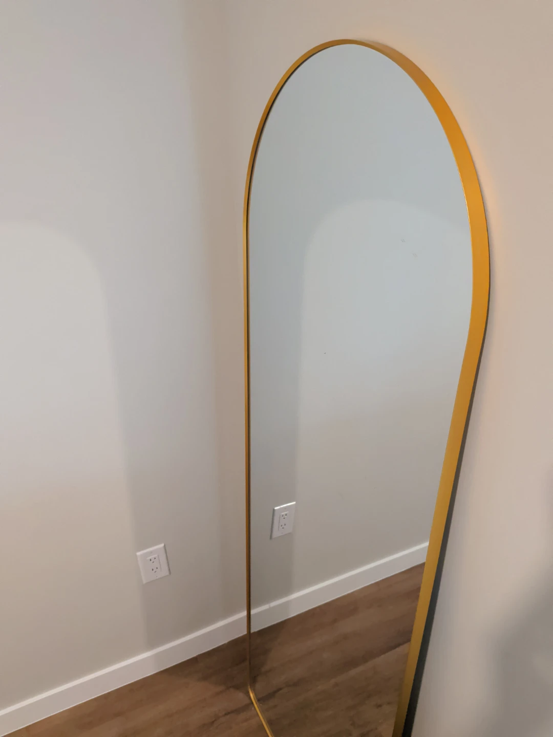 Arched Full Length Mirror - Gold Frame - photo 3