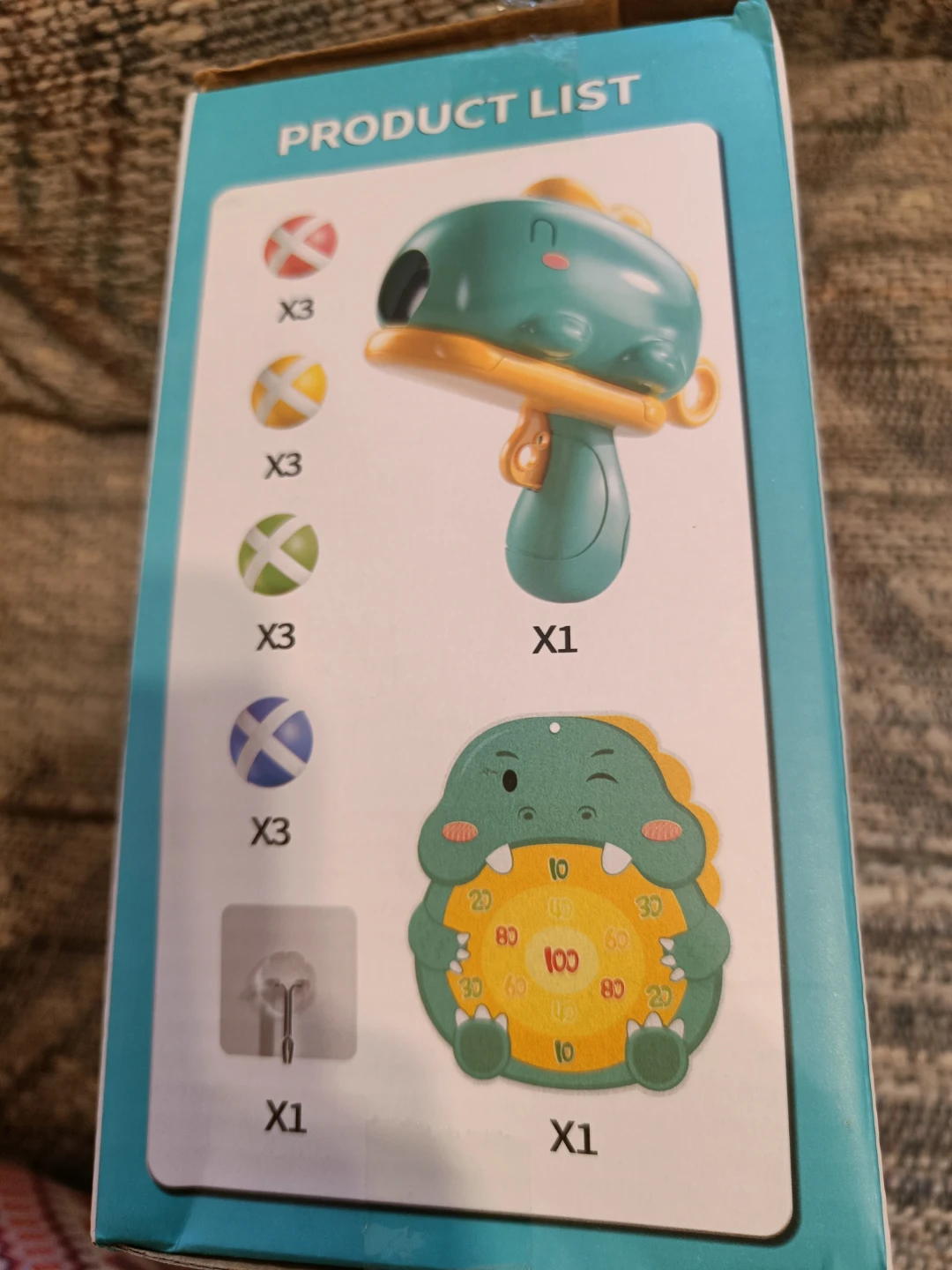 KUKUFUN Dinosaur Ball Gun Toy Set - photo 2