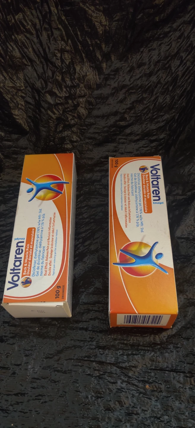 Volataren Emulgel Back & Muscle Pain Relief 100gx2