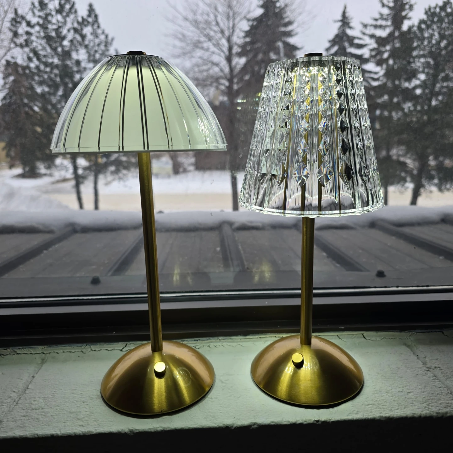 🔆 New Cordless LED Crystal Table Lamp - photo 4