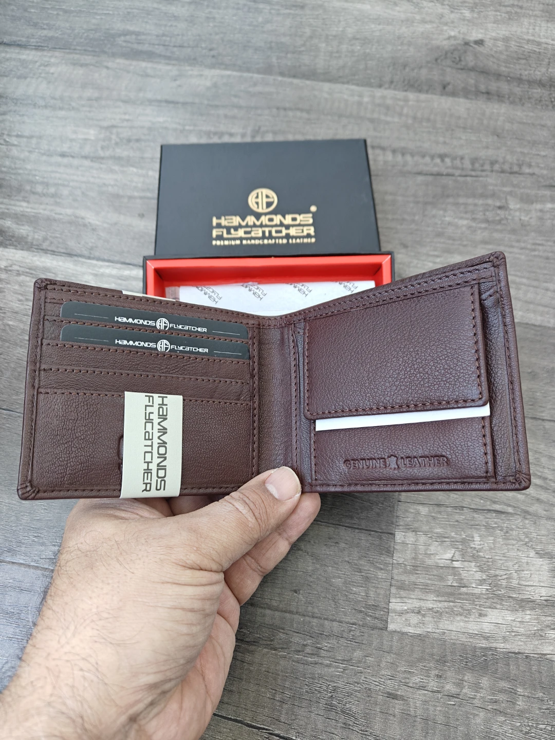 Hammonds Flycatcher Genuine Leather Bi-Fold Wallet - photo 2