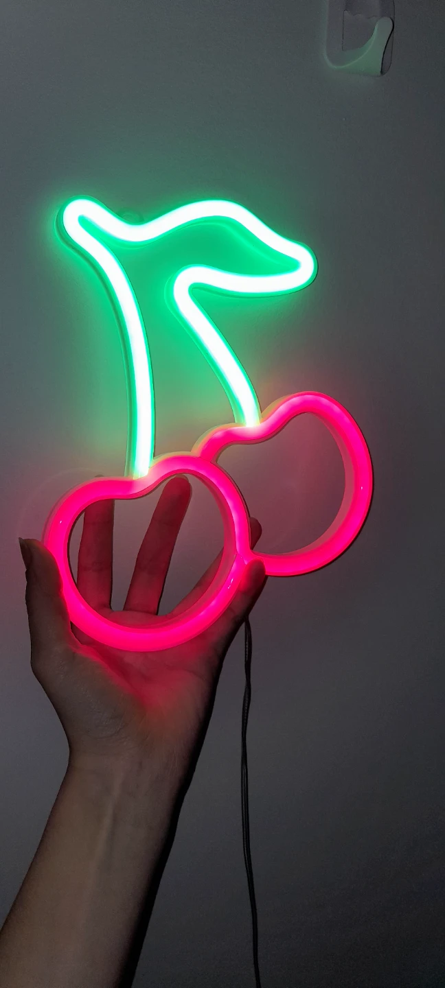 Cherry Neon Sign Light