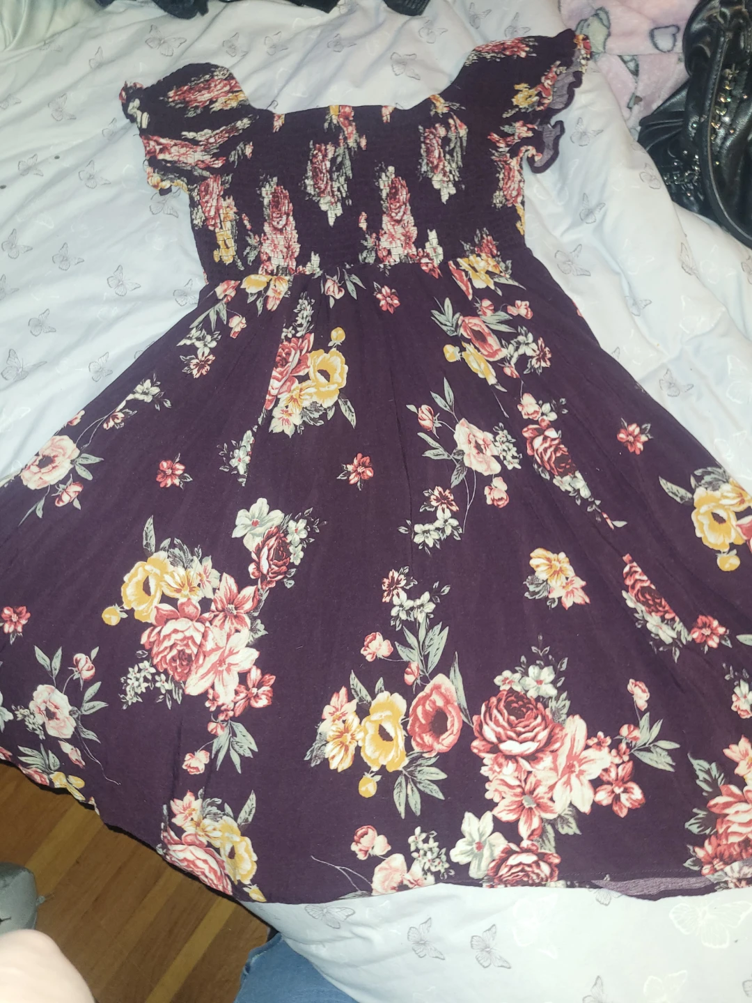 Women's Floral Off-the-Shoulder Dress - photo 2