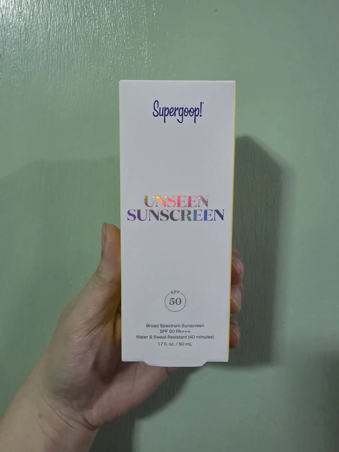 Supergoop! Unseen Sunscreen SPF 50 Broad Spectrum Sunscreen