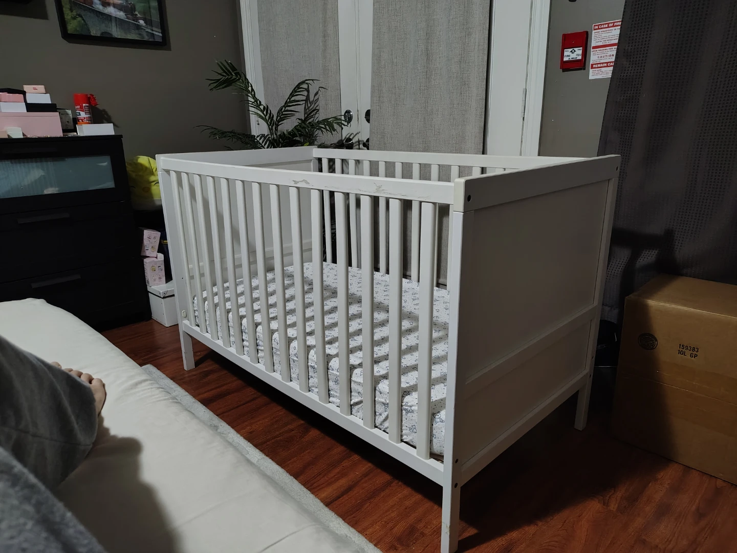 IKEA SUNDVIK Crib, White