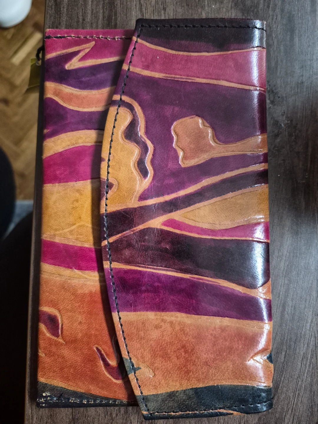 Genuine Leather Clutch Wallet and Coin Purse Set - photo 3