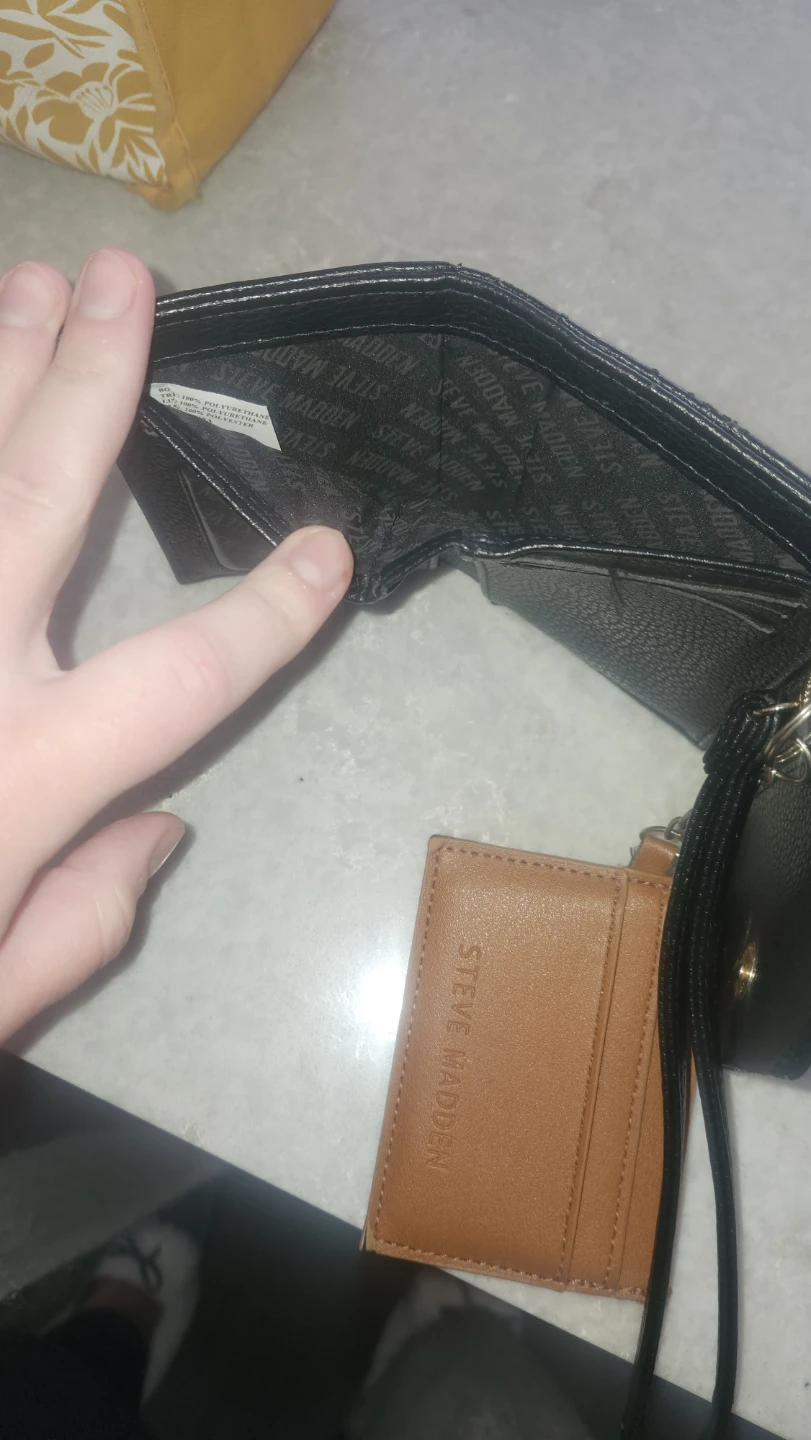 Steve Madden Black Bifold Wallet with Cardholder - photo 2