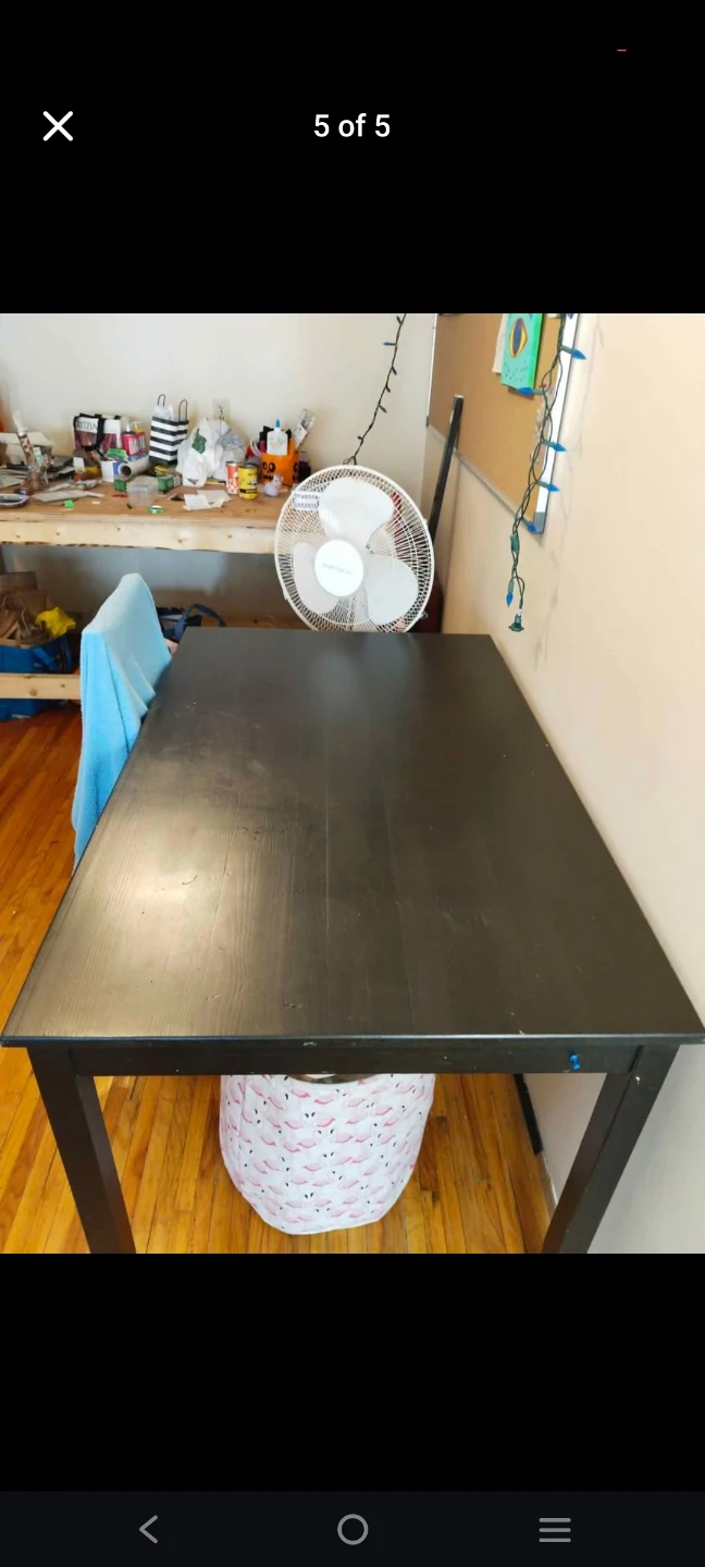 Dark Brown Dining Table - photo 5