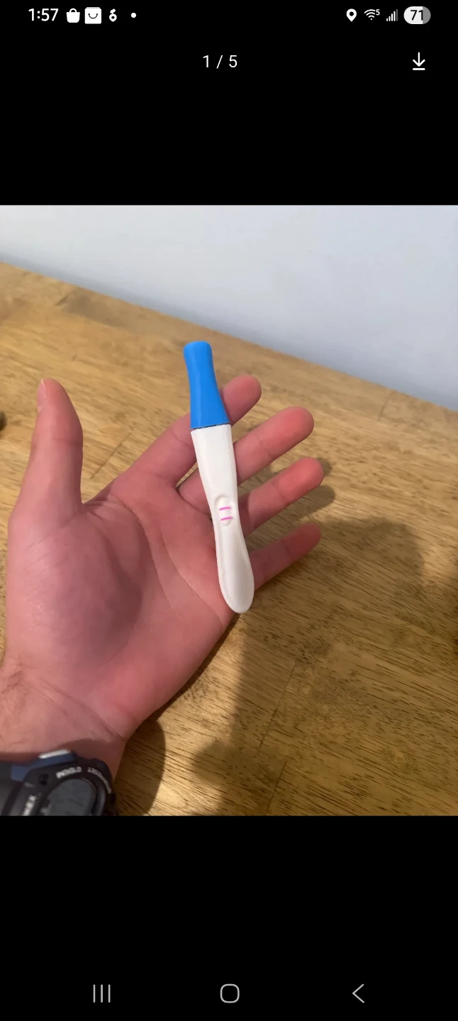 FAKE PREGNANCY TEST