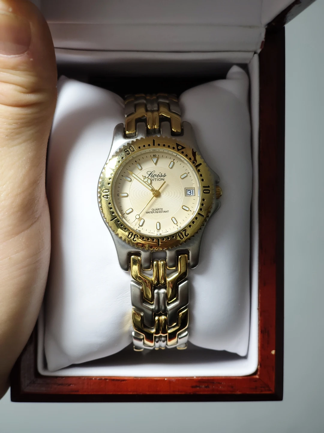 Swiss Edition Unique Watch in Wooden Box