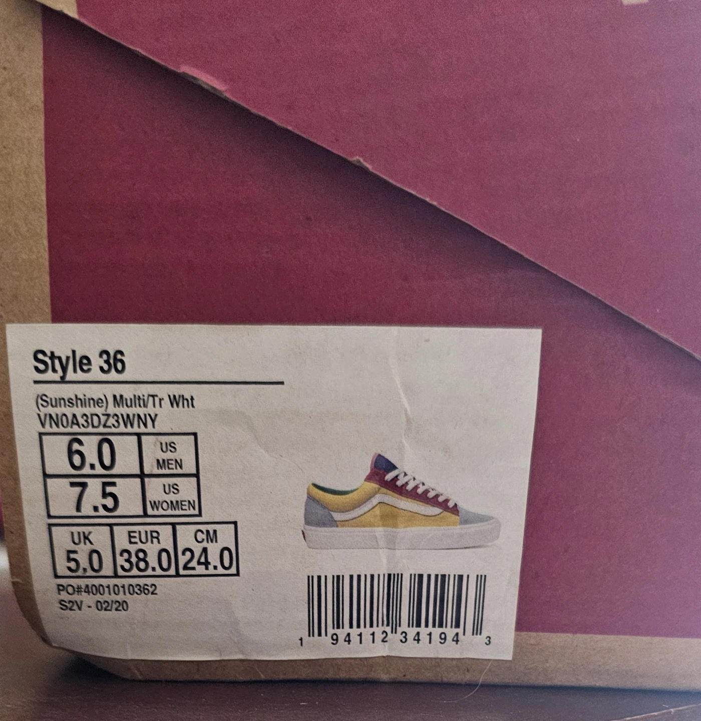 Vans Style 36 "Sunshine" Embroidered Sneakers - photo 5
