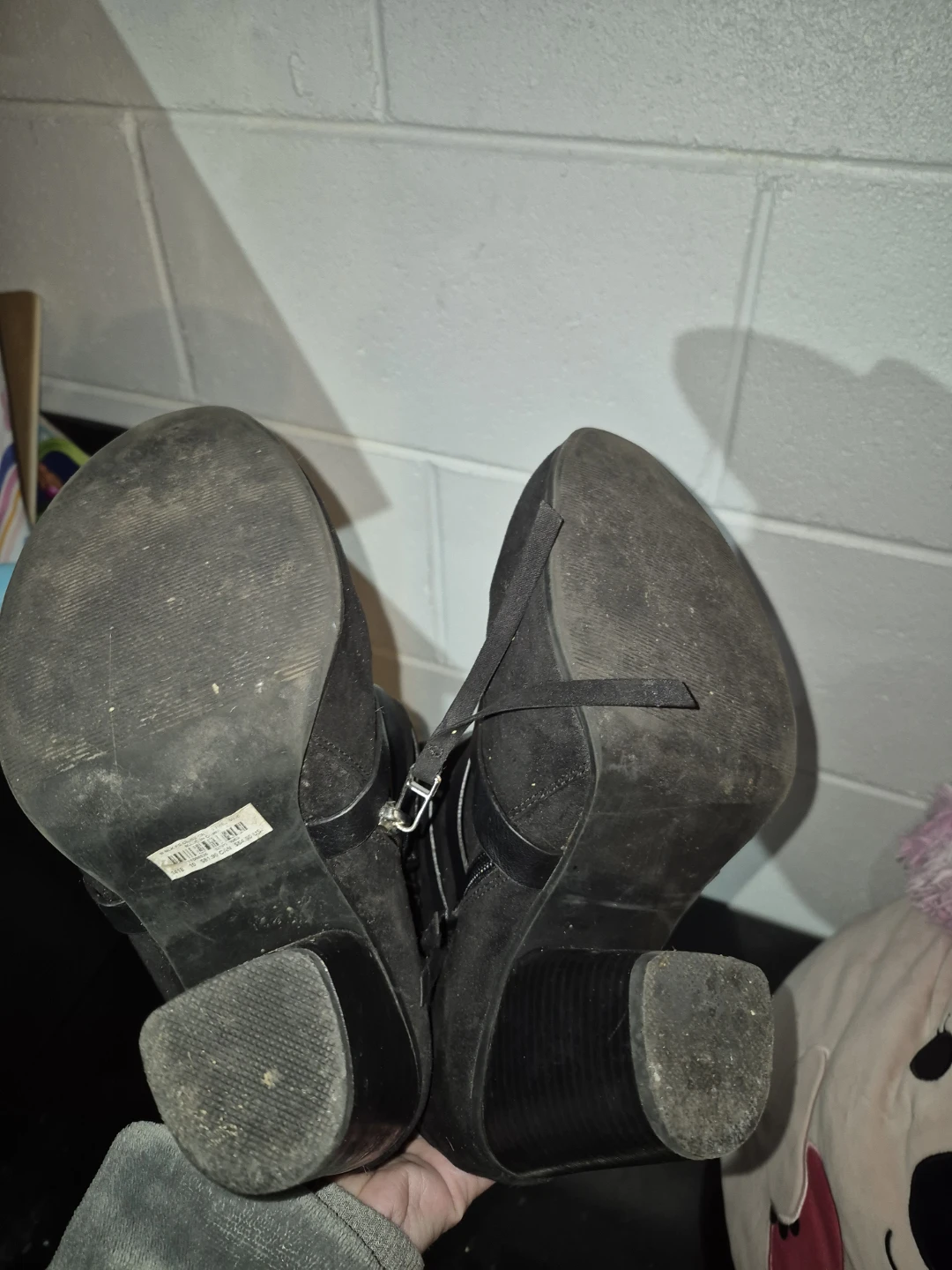 Torrid Black Suede Ankle Boots - photo 2