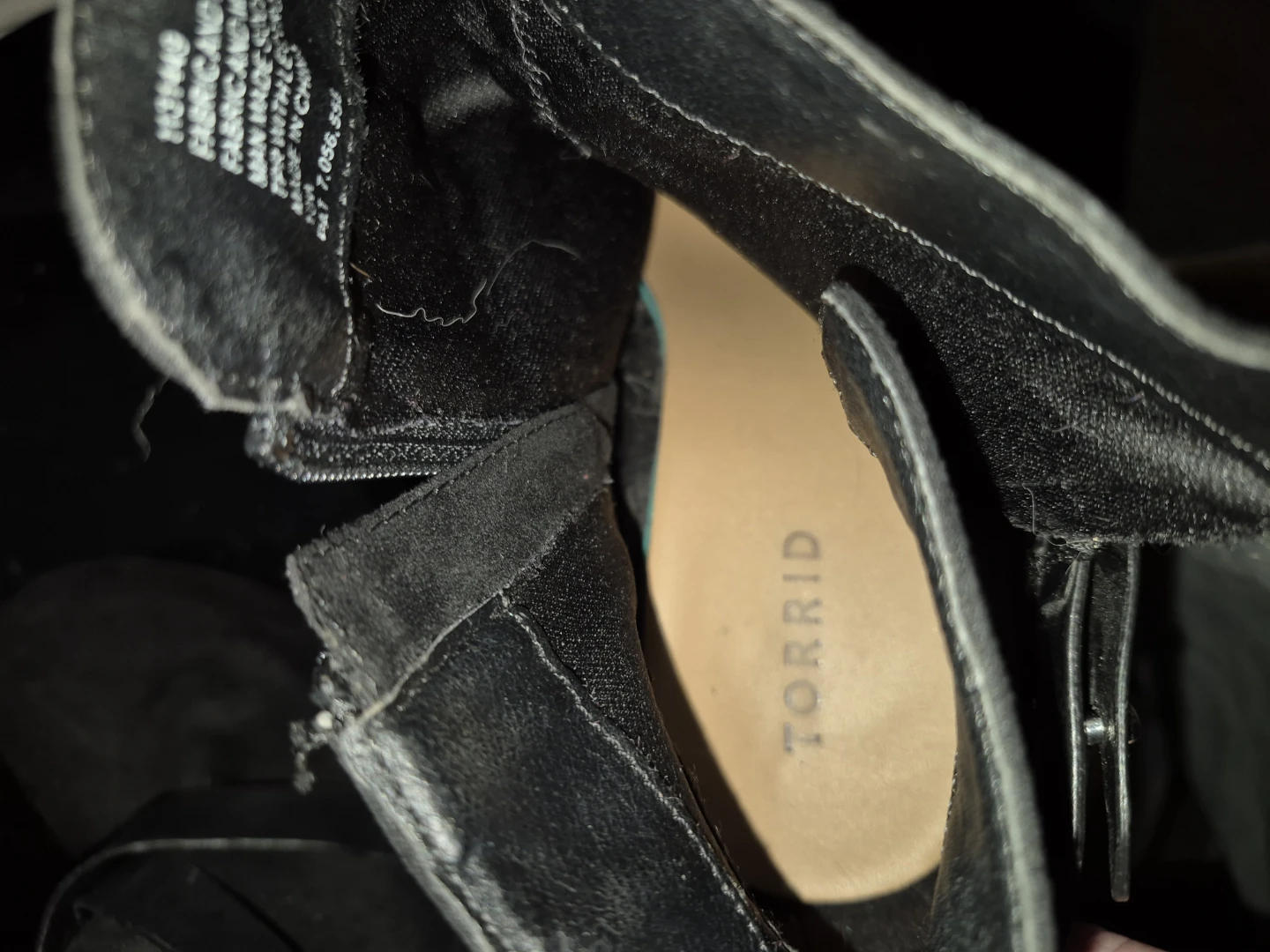 Torrid Black Suede Ankle Boots - photo 3