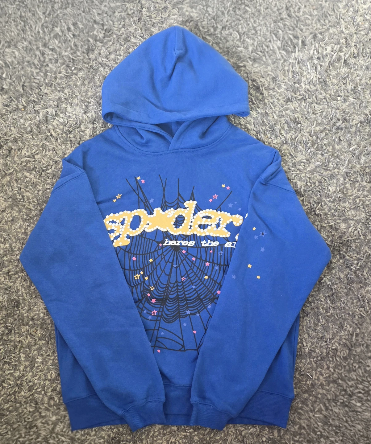 Spider Worldwide Hoodie Blue Size S