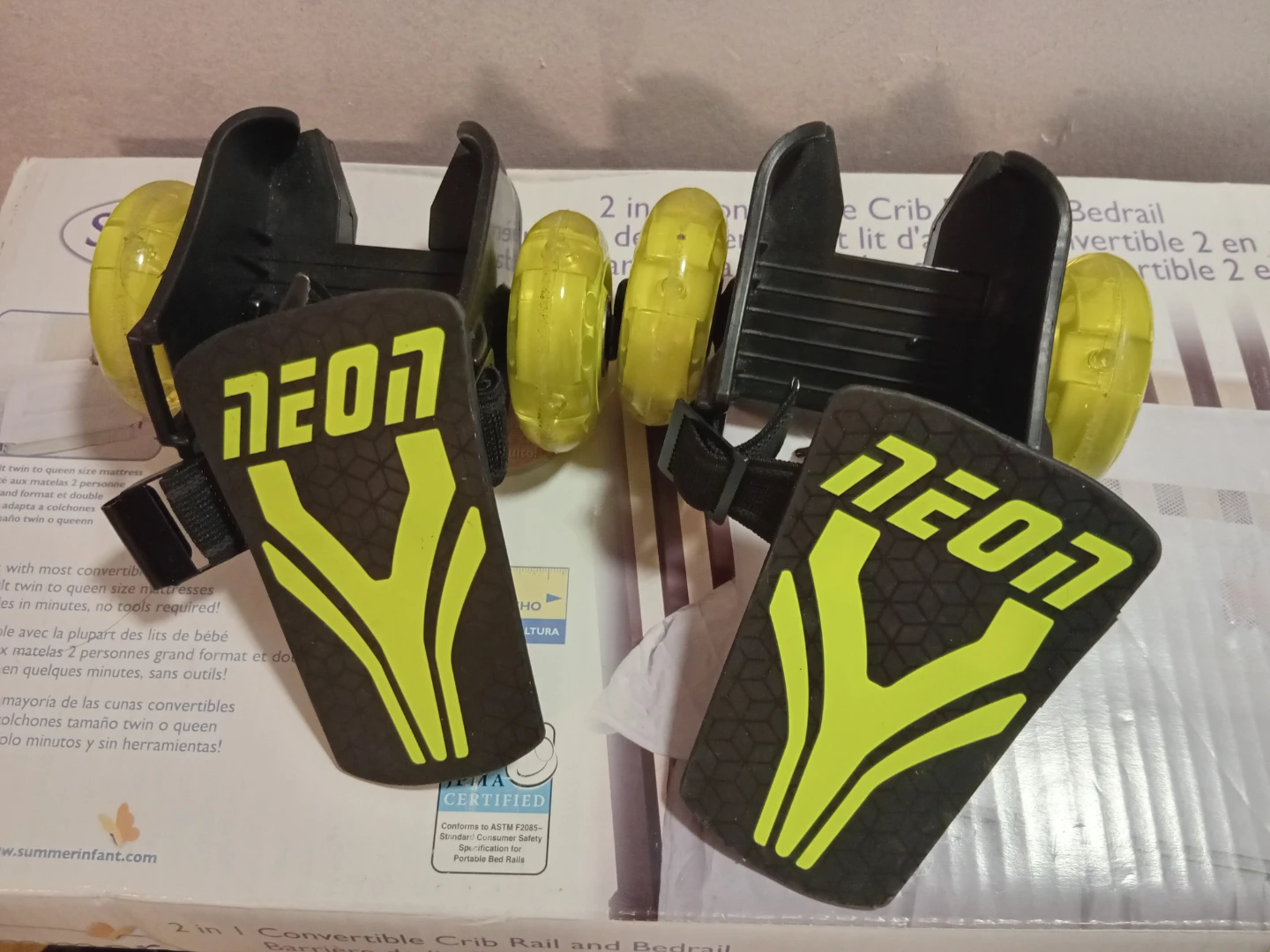 NEON Inline Roller Skates Shoes Wheels