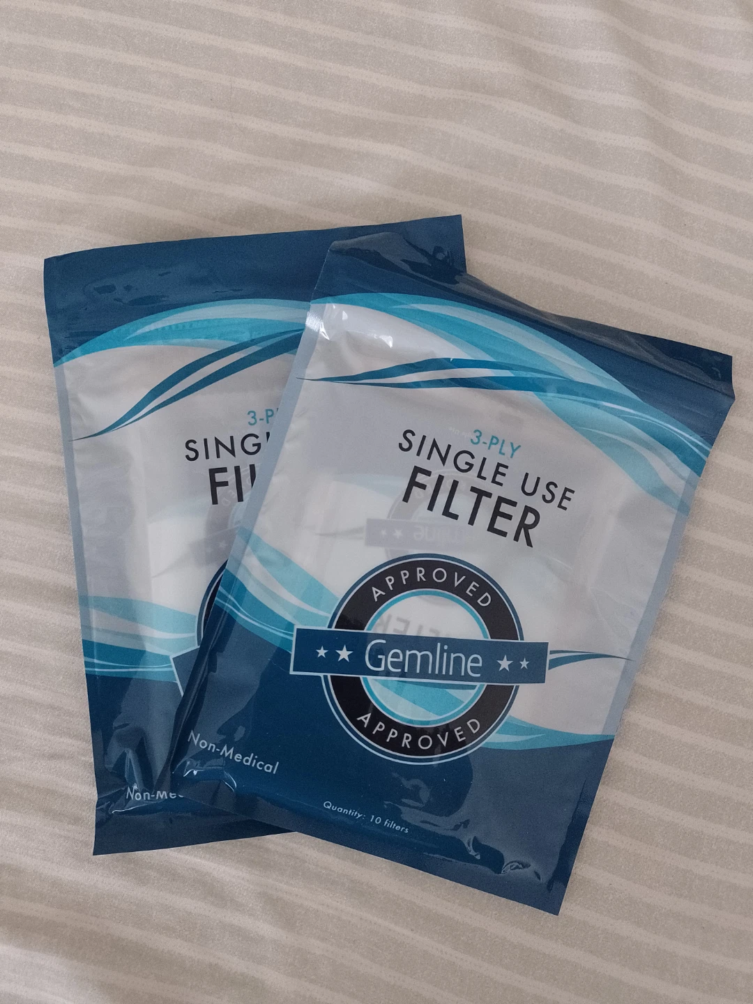 Gemline 3-Ply Single Use Filters (2 Packs of 10)