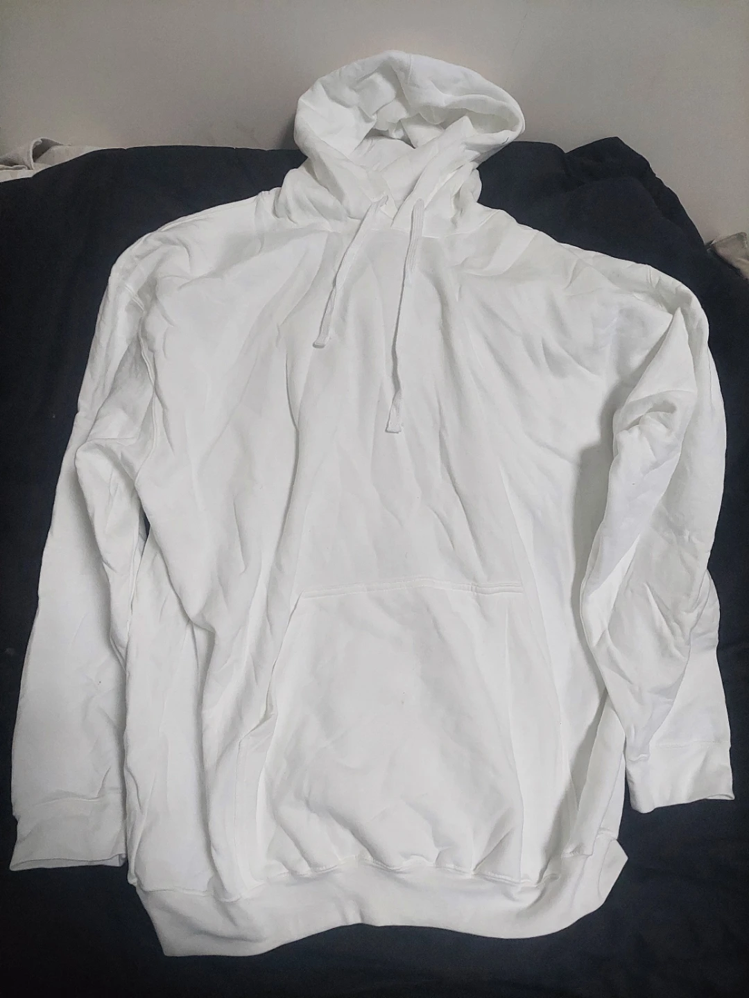 White Pullover Hoodie XXL