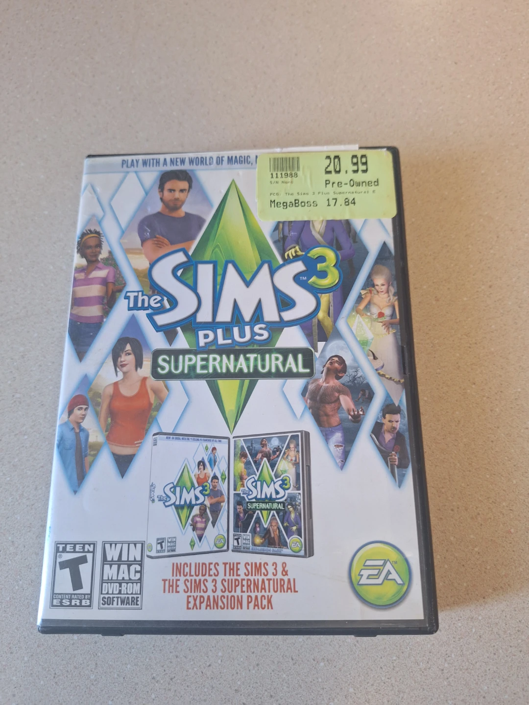 The Sims 3 Plus Supernatural Expansion Pack PC Game