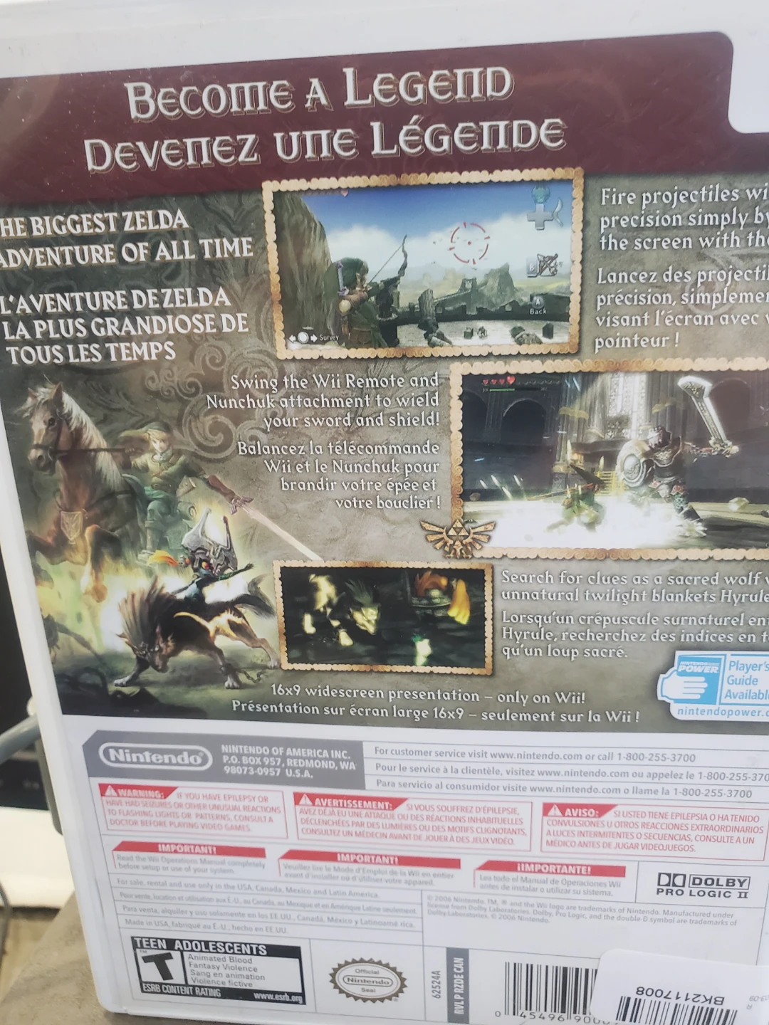 The Legend of Zelda: Twilight Princess for Nintendo Wii - photo 2