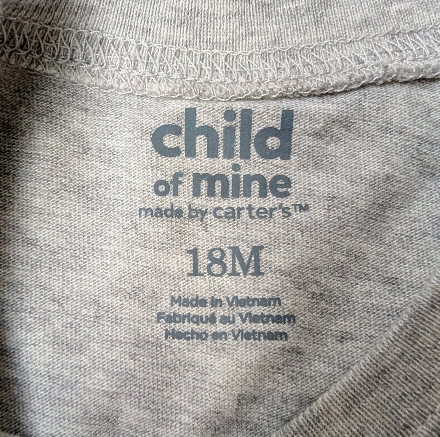 Brand New Carter's Little Brother T-Shirt - Grey 18M - photo 2