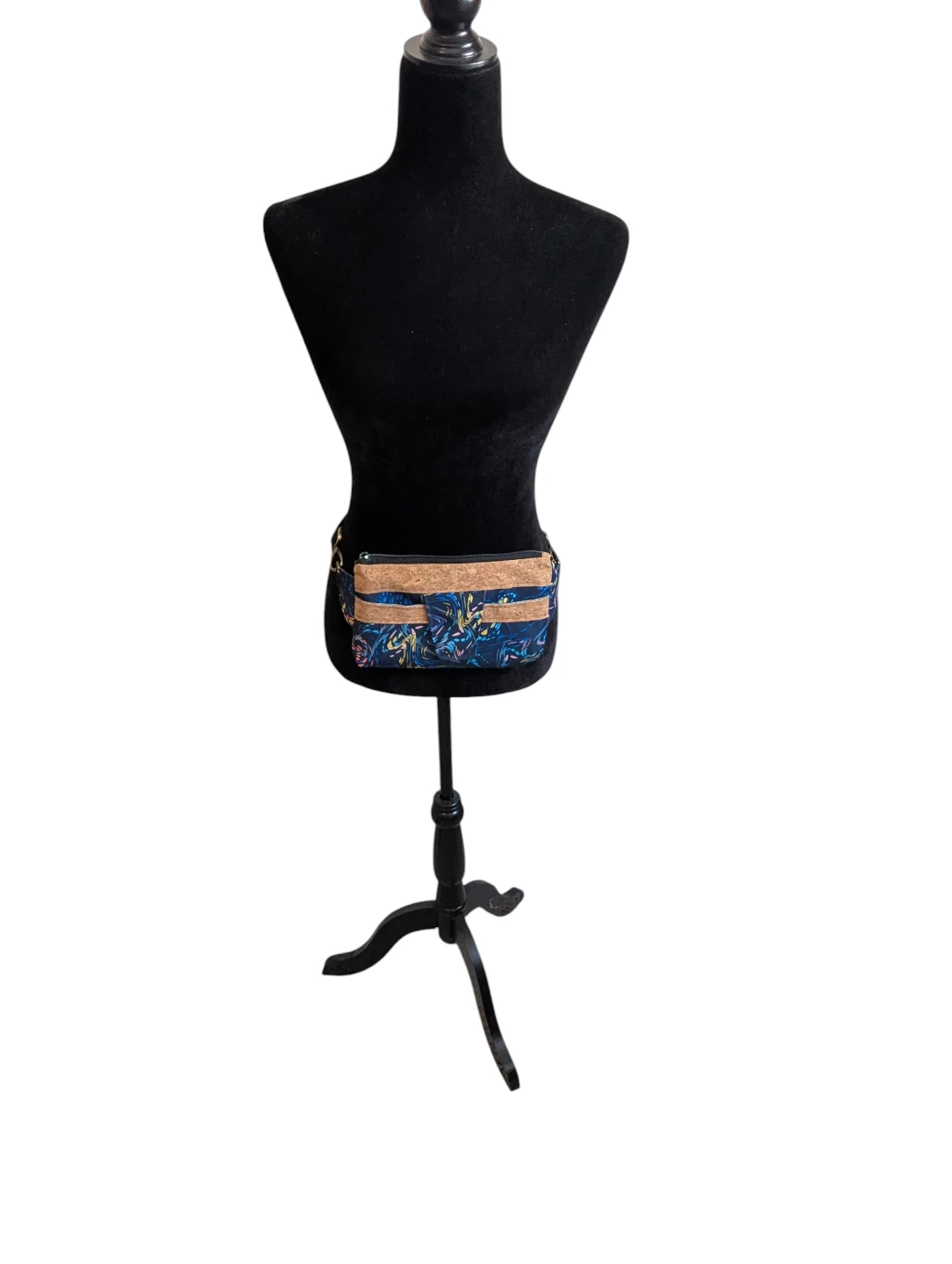 Floral Cork Fanny Pack
