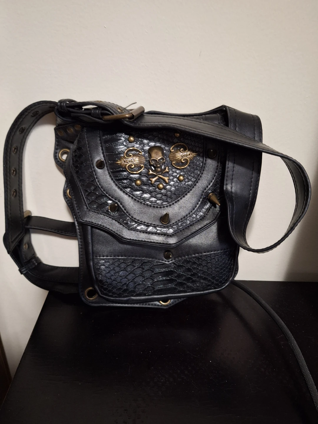 Black Riding Thigh/Waist Bag - photo 2