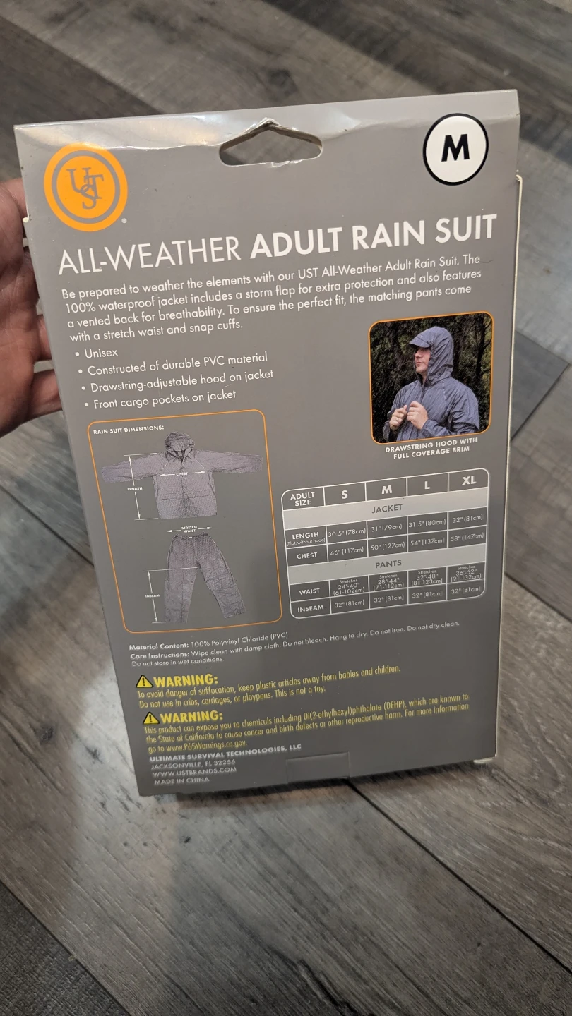 UST All-Weather Adult Rain Suit - Medium - photo 2