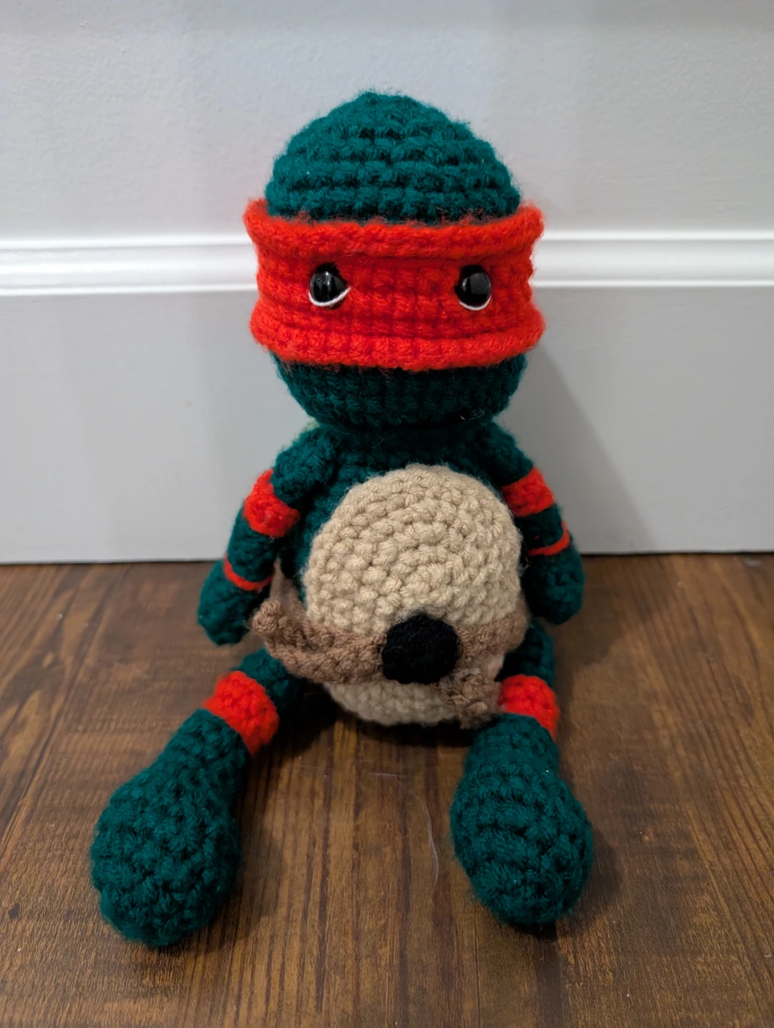 Crocheted Teenage Mutant Ninja Turtle Plush