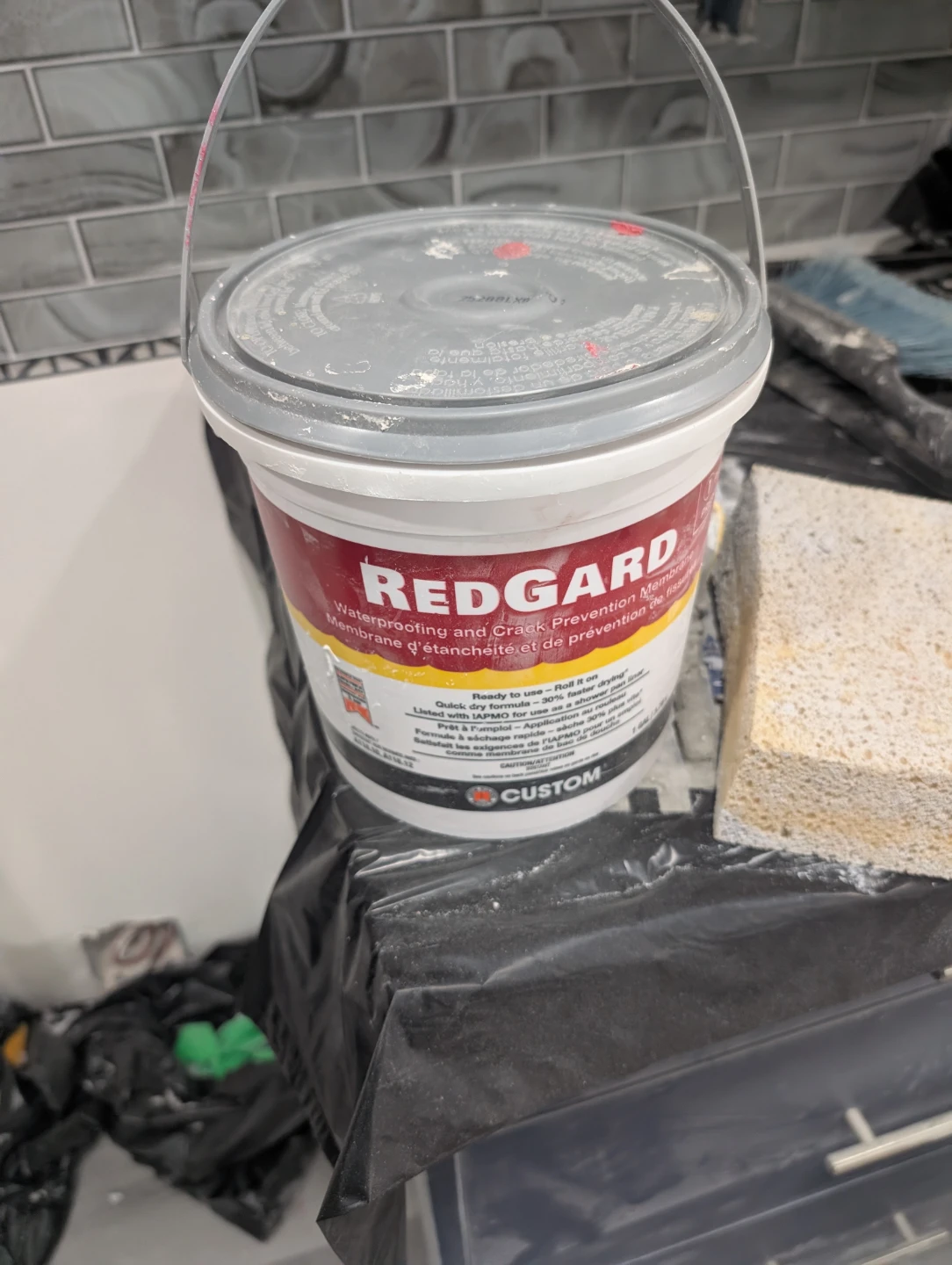REDGARD Waterproofing and Crack Prevention Membrane