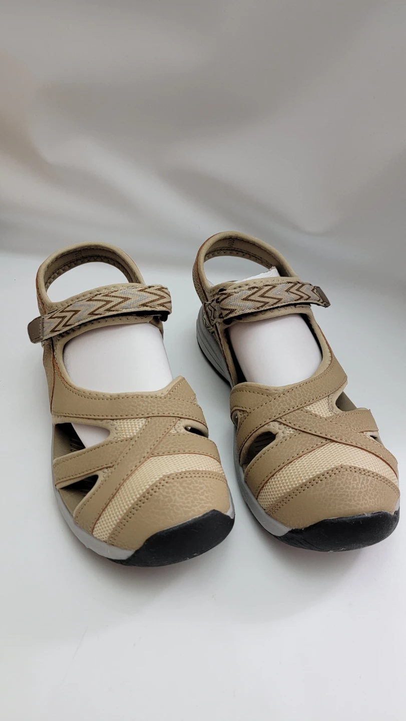 Dream Pairs Closed Toe Hiking Sandals Beige US 9 Comfort Outdoor - photo 4