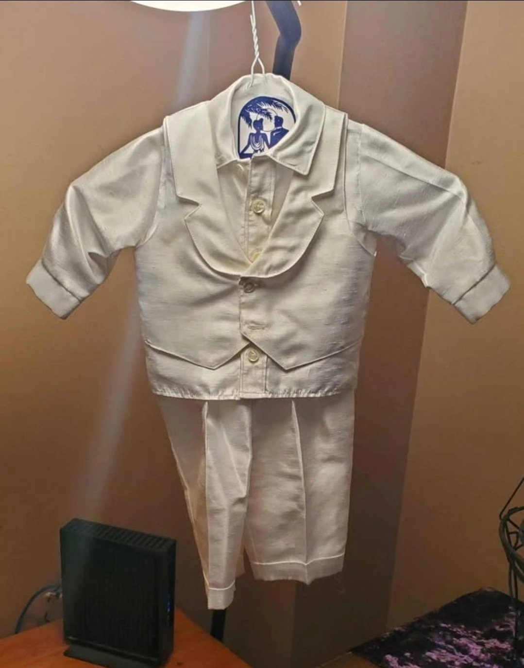Boys Baby Christening Suit 3-Piece Set sz 6mths