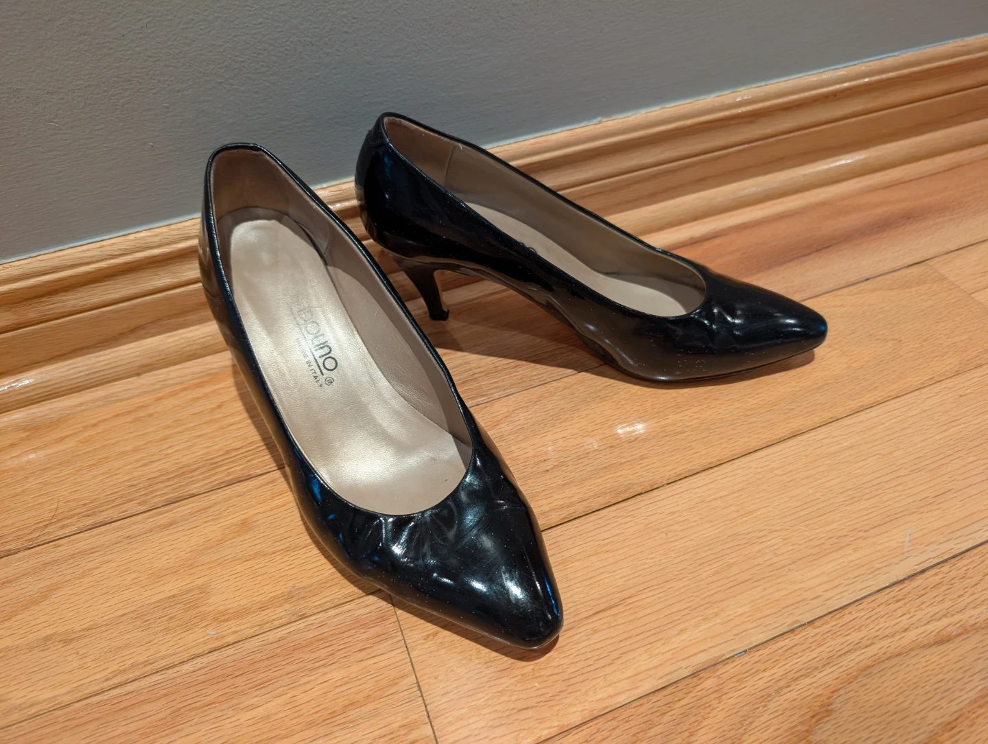 Dolce Vita Black Patent Leather Heels