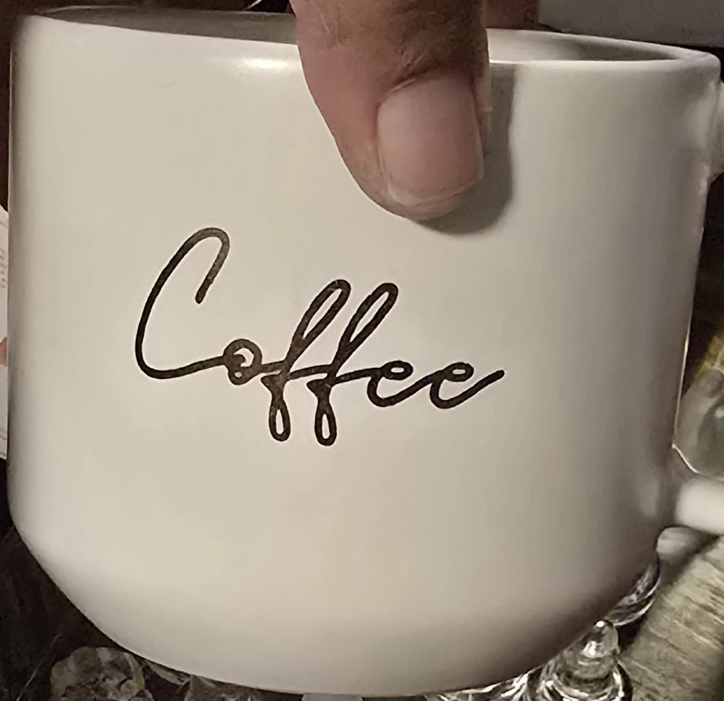 White "Coffee" Mug