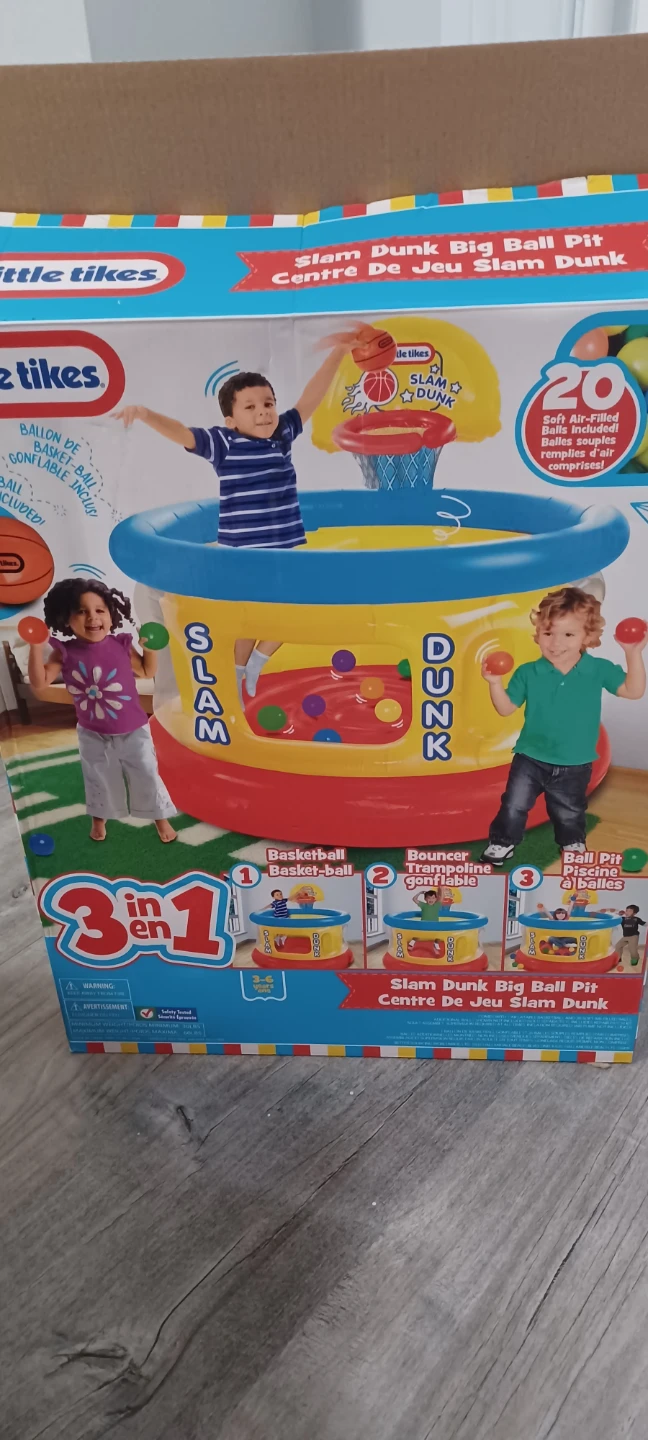 Little Tikes Slam Dunk Big Ball Pit 3-in-1 - photo 2