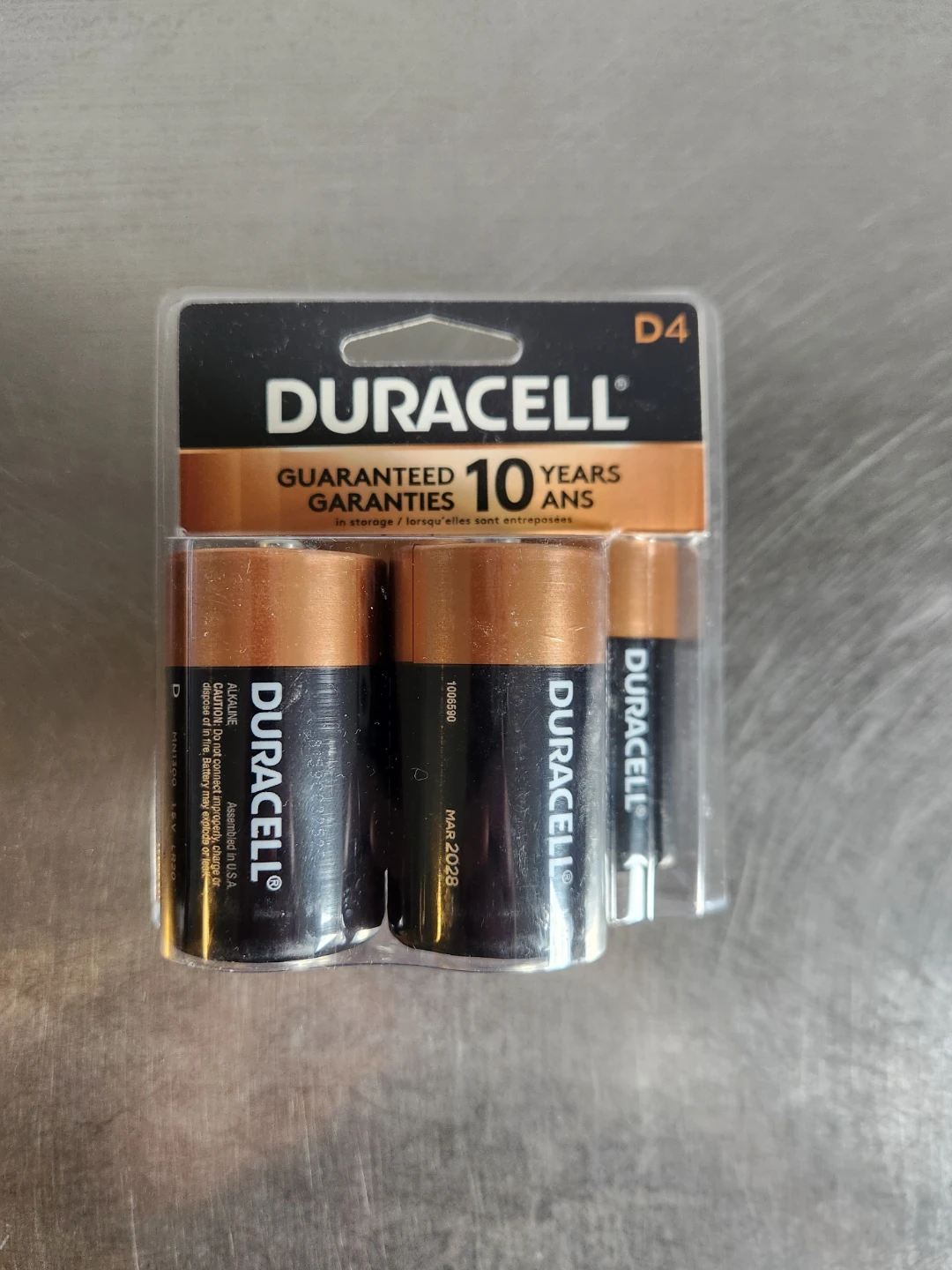 Duracell D Batteries 4-Pack
