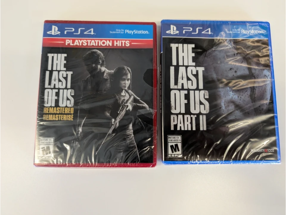 The Last of Us Remastered & Part II PS4 Games SEALED