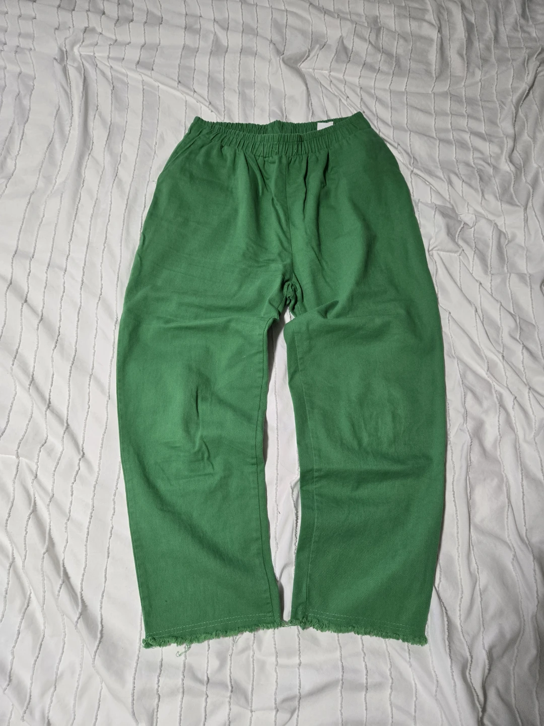 Green 100% Cotton Pants