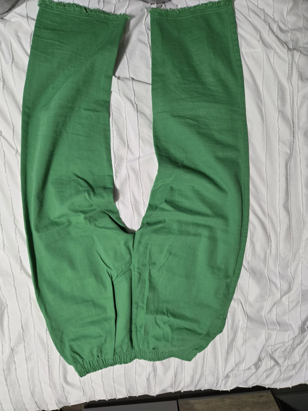 Green 100% Cotton Pants - photo 2