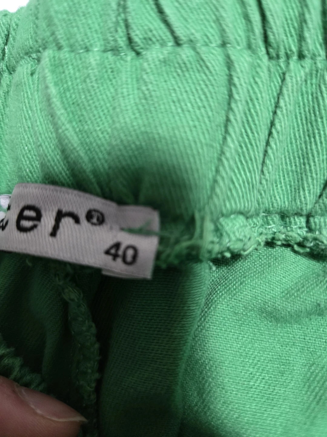 Green 100% Cotton Pants - photo 3