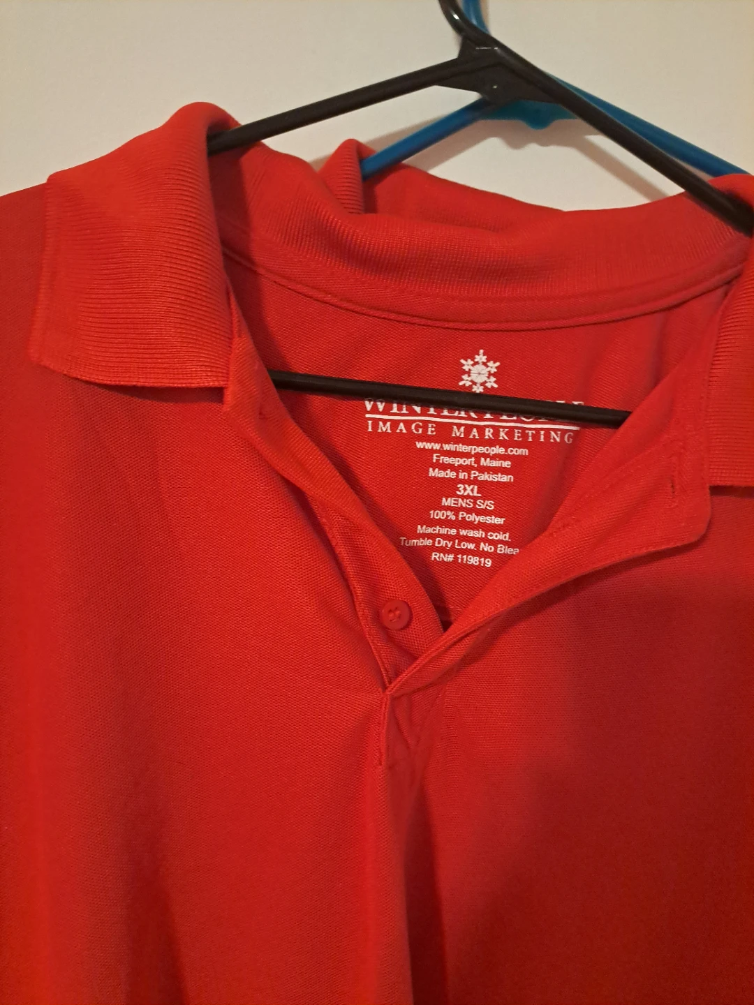 Image Marketing Red Polo Shirt
