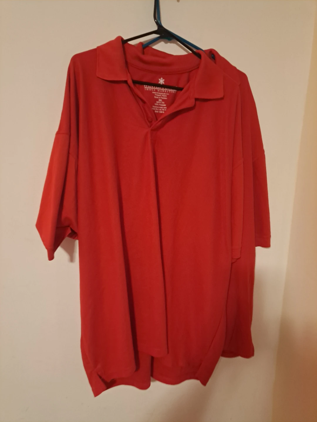 Image Marketing Red Polo Shirt - photo 3