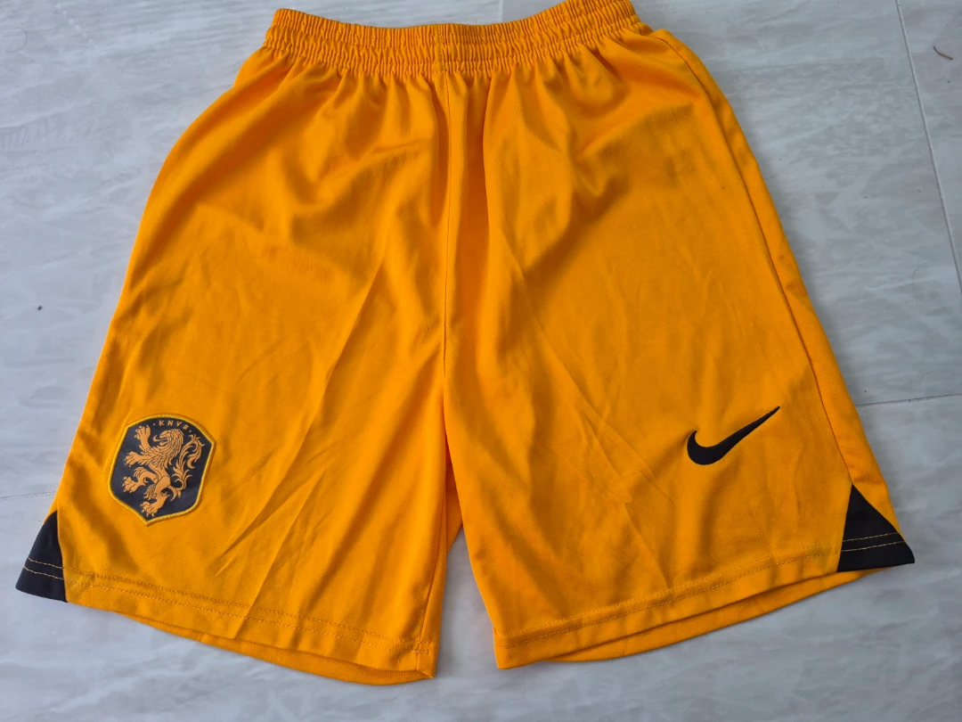 KNVB Netherlands Soccer Shorts - Orange - Men's Medium