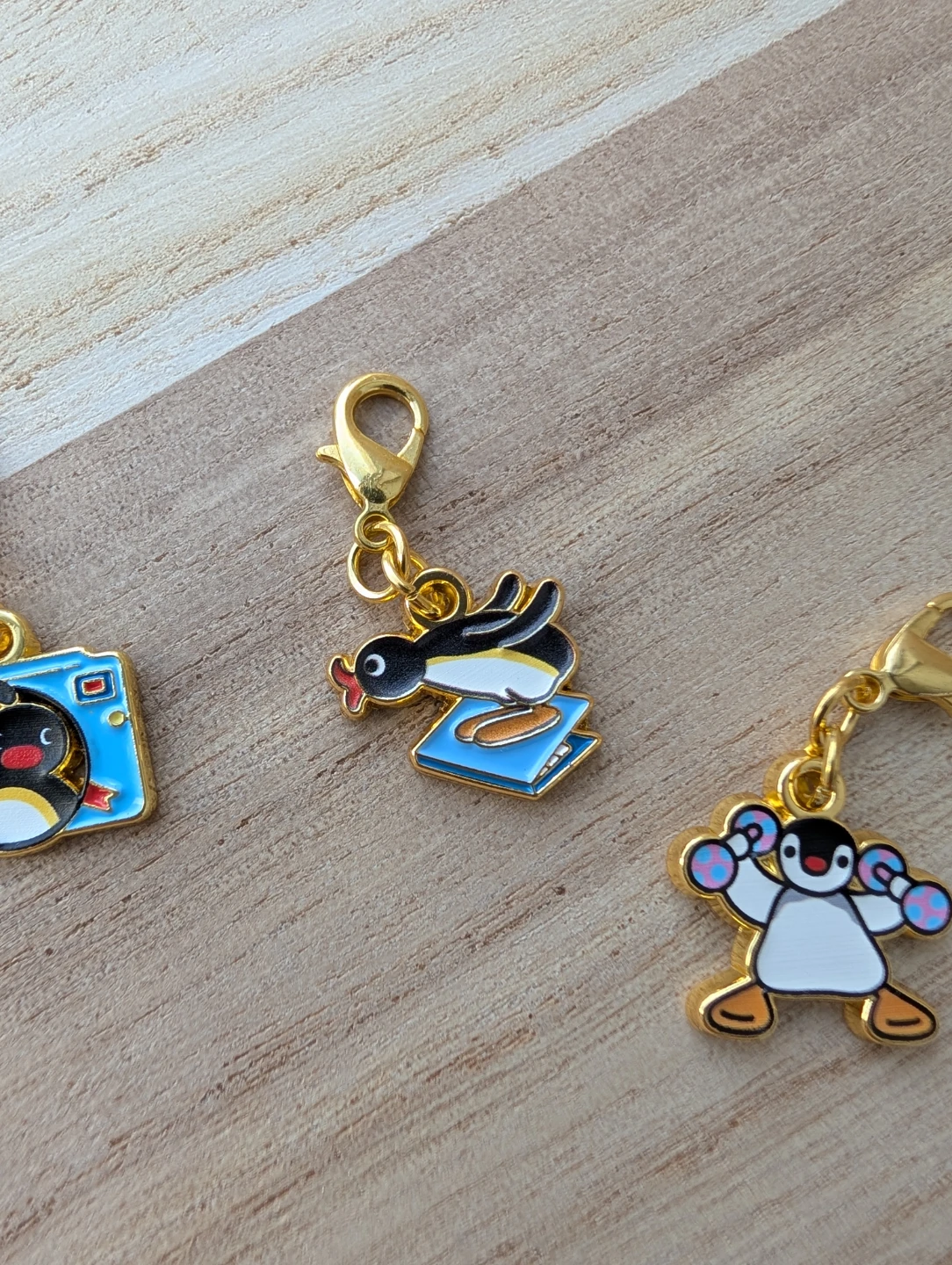 Cute Pingu Pinga Pingu keychainPenguin Charms with Clasps