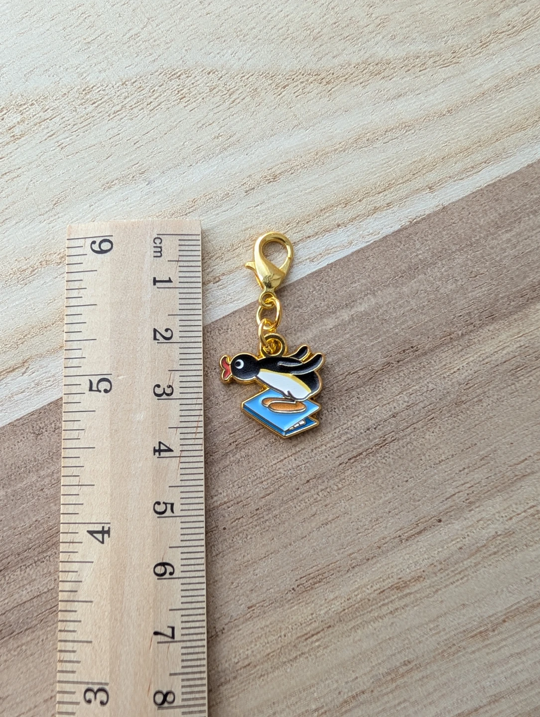 Cute Pingu Pinga Pingu keychainPenguin Charms with Clasps - photo 2