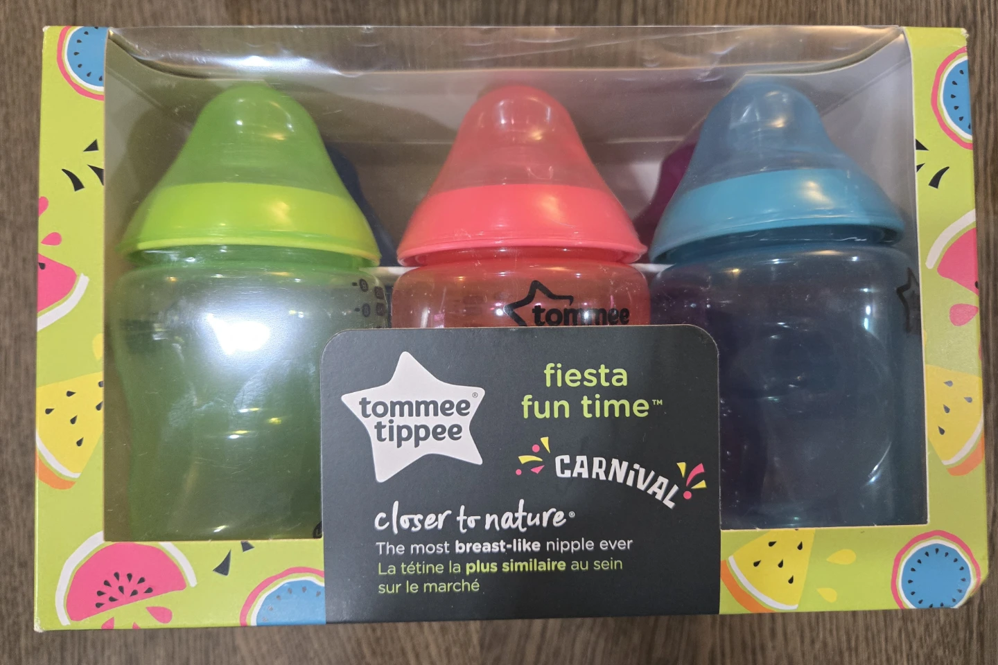 Tommee Tippee Closer to Nature Fiesta Carnival Bottles