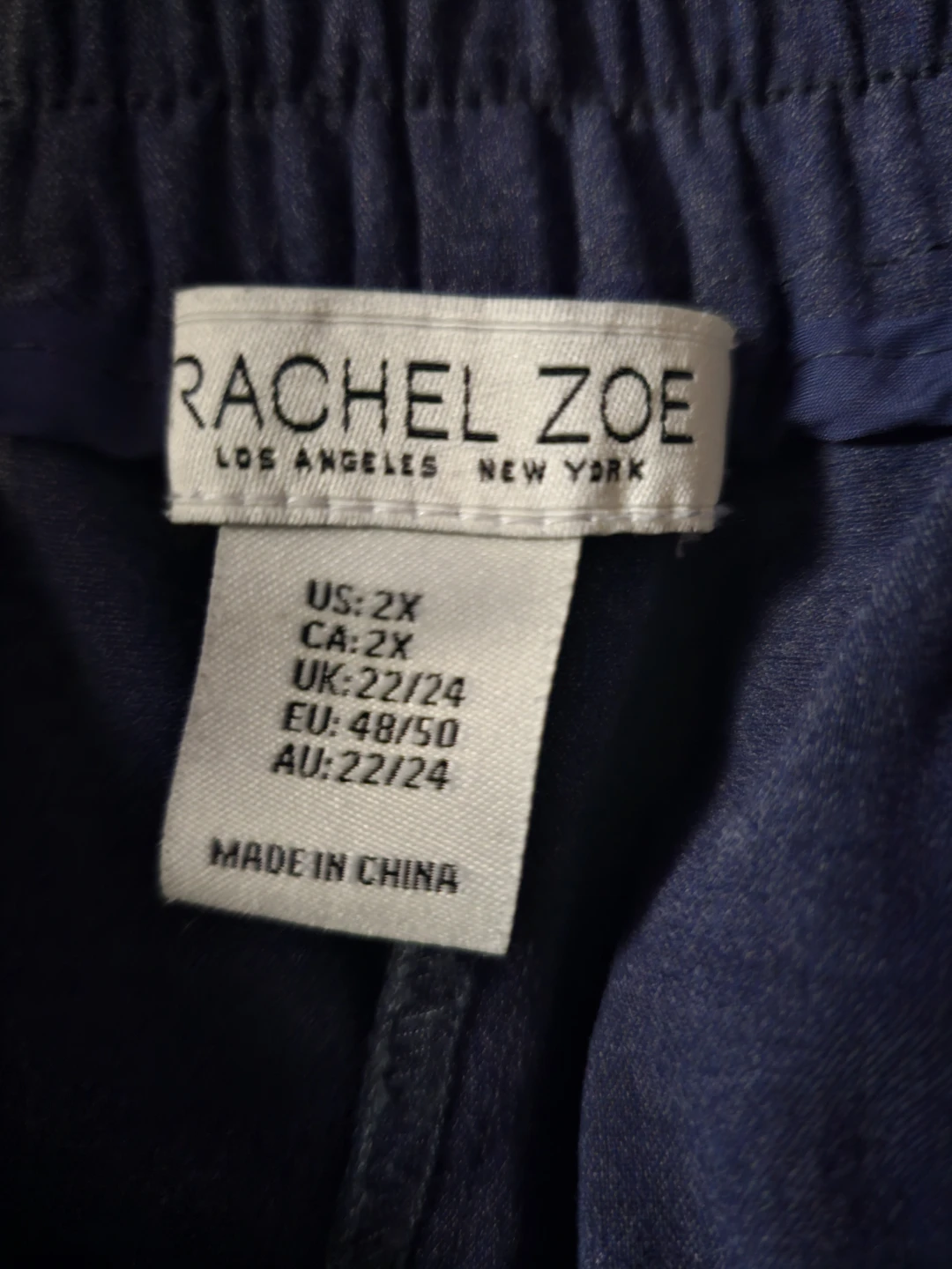 Rachel Zoe Women's Pants Size 2X Blue - photo 2