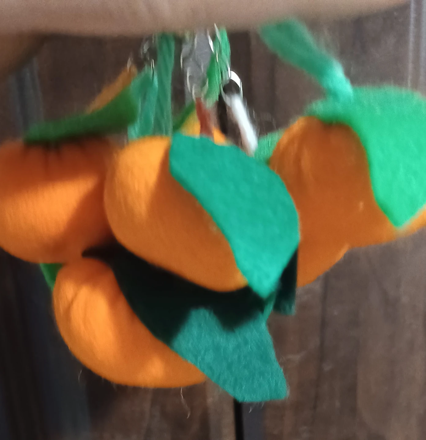 Felt Orange  Keychain - photo 3