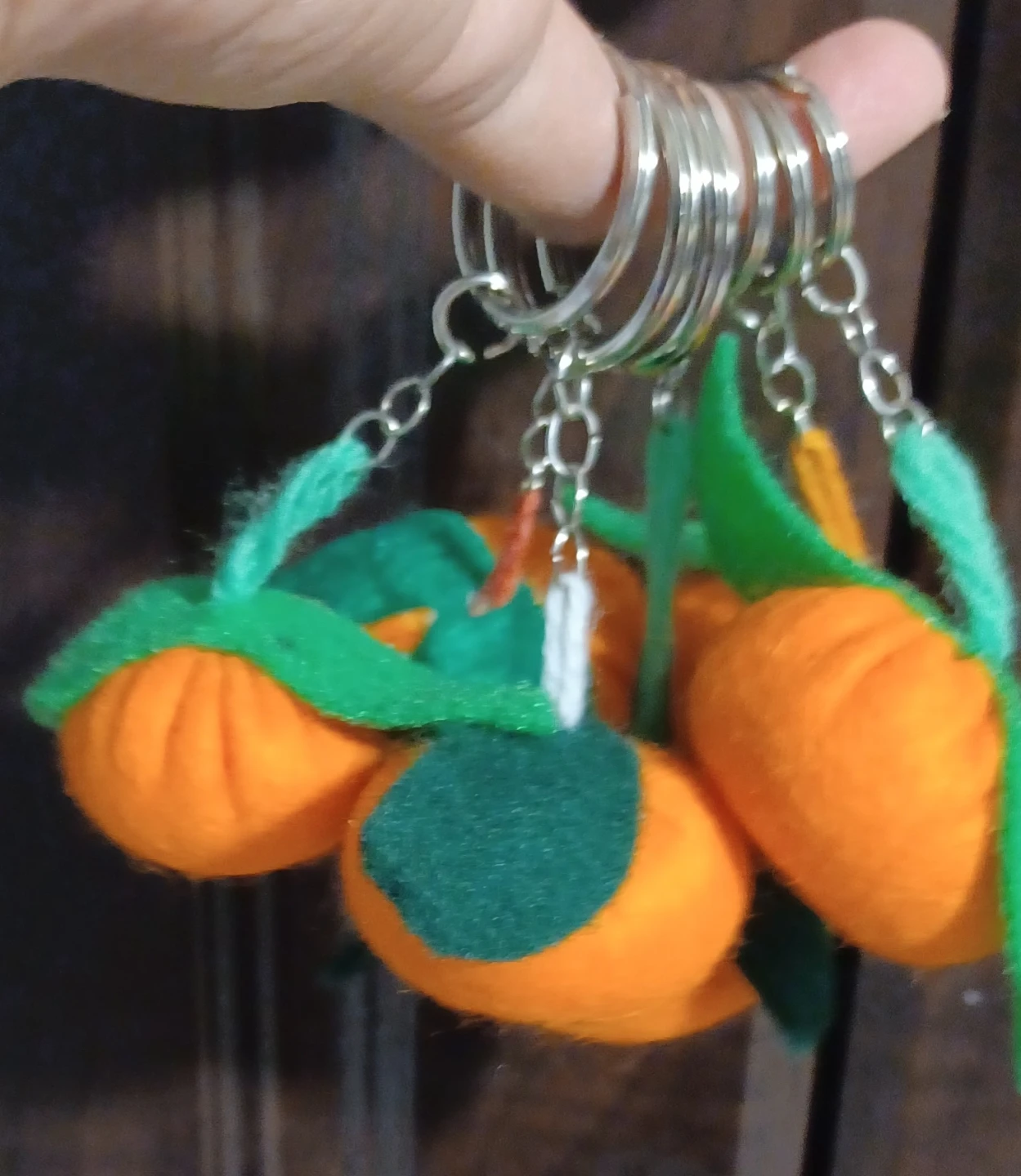 Felt Orange  Keychain - photo 5